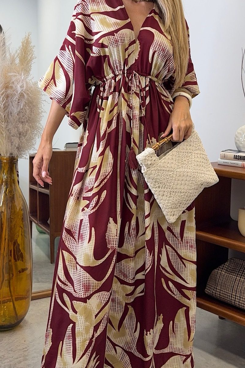 Vestido Burdeos Carla