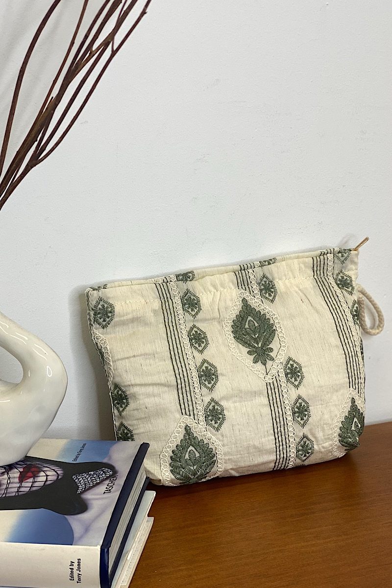 Neceser Kaki Boho
