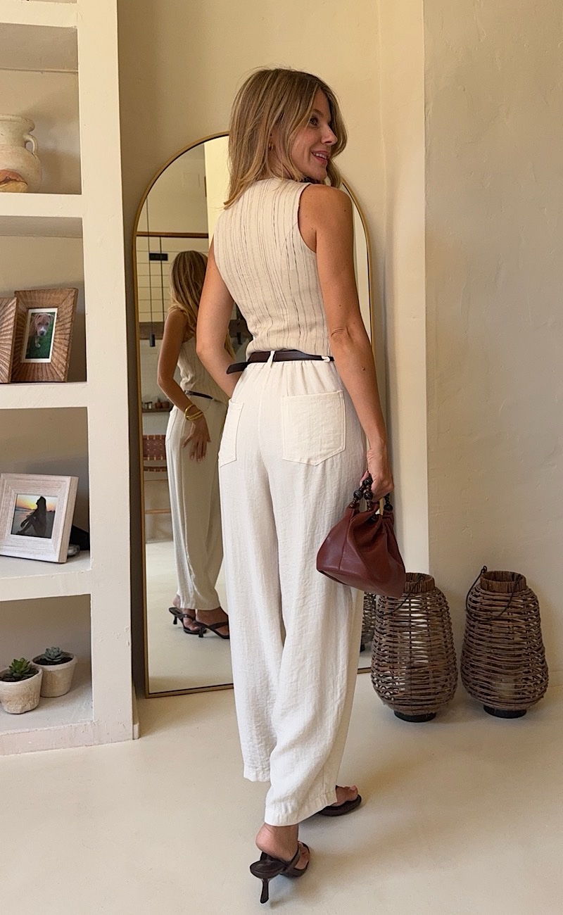 Pantalon Beige Cannes - Imagen 3