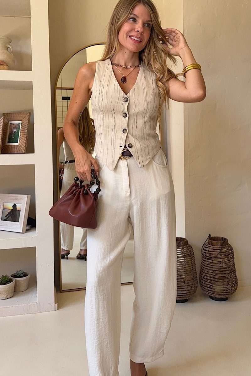 Chaleco Beige Rachel