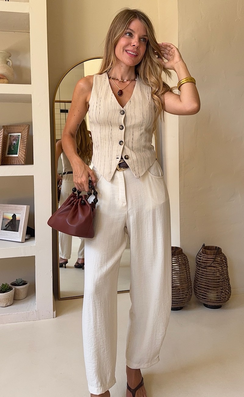 Chaleco Beige Rachel