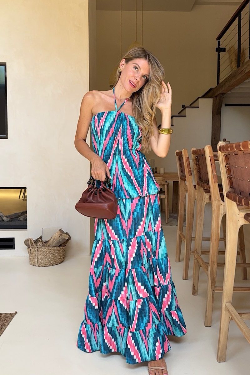 Vestido Turquesa Sahara