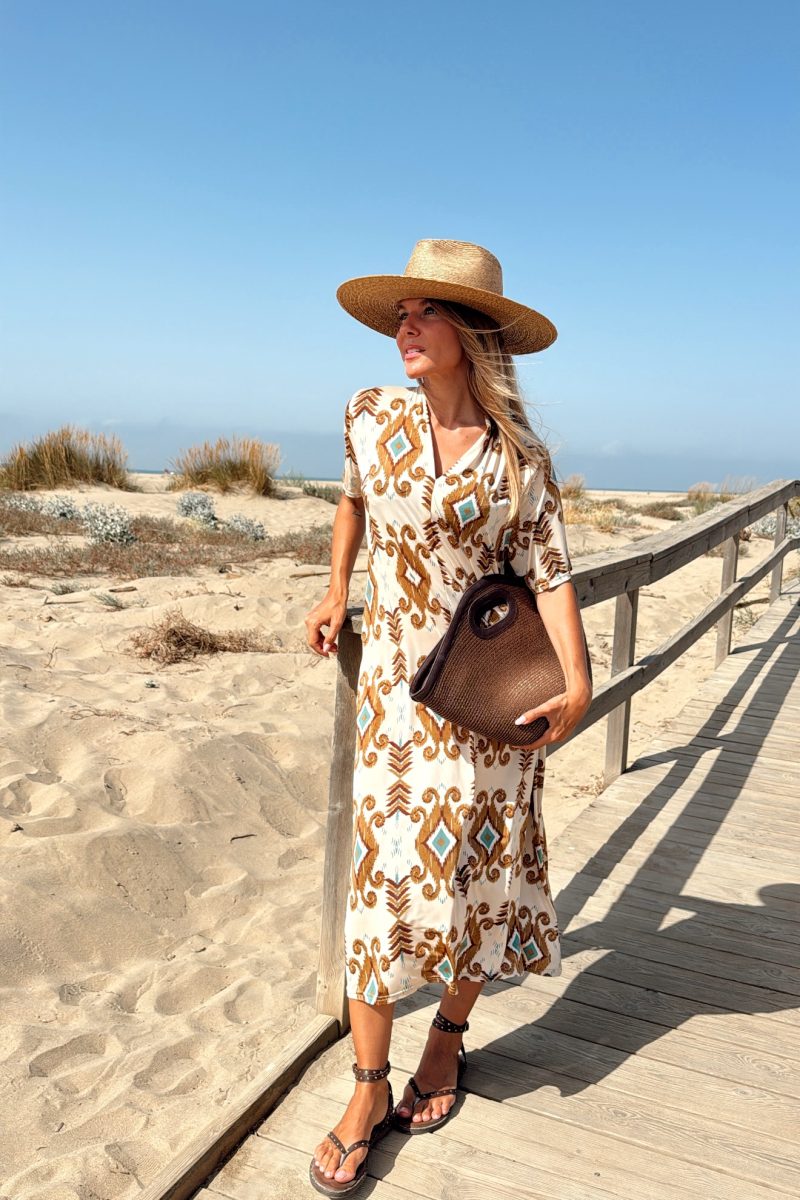 Kaftan Camel Lourdes