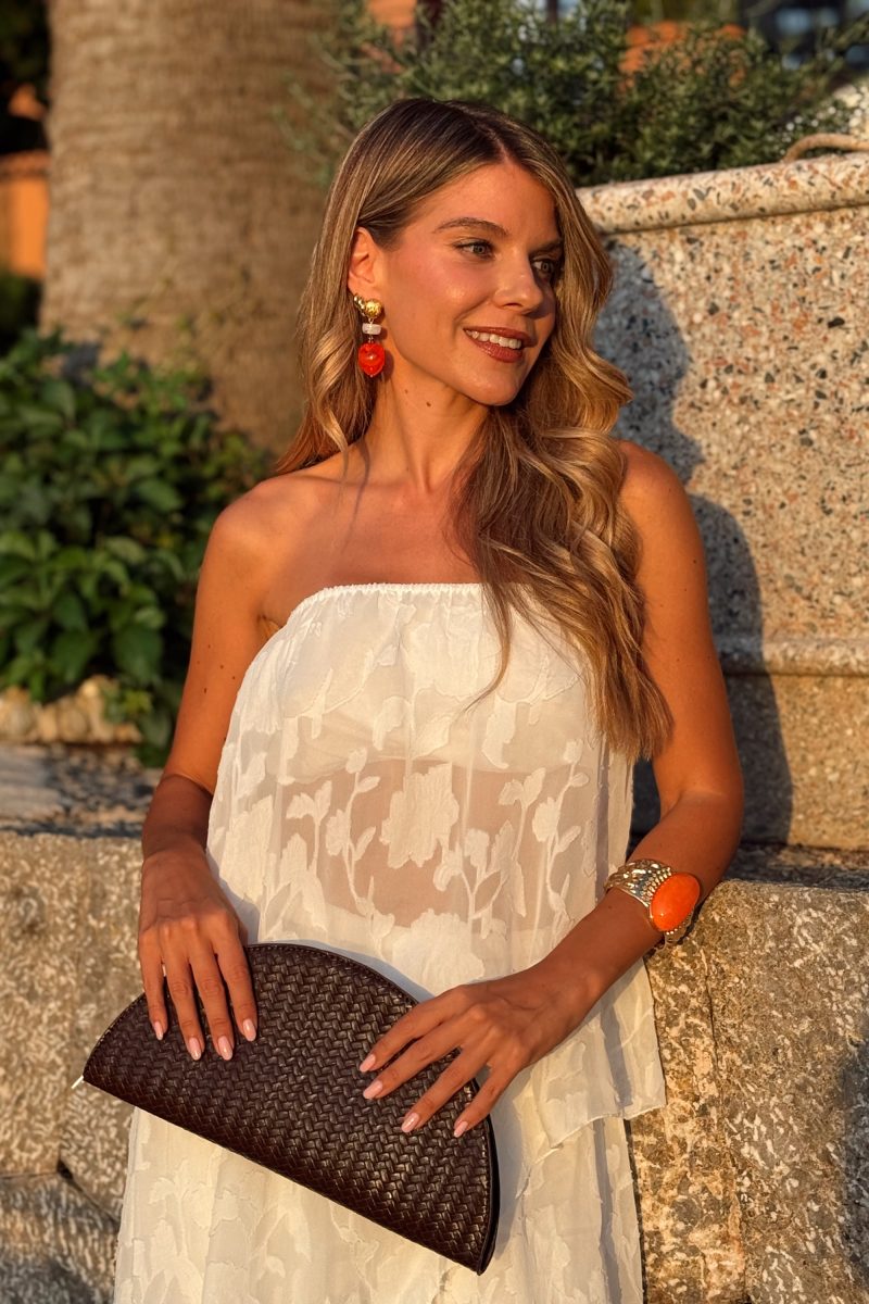 Pendiente Orange Gold