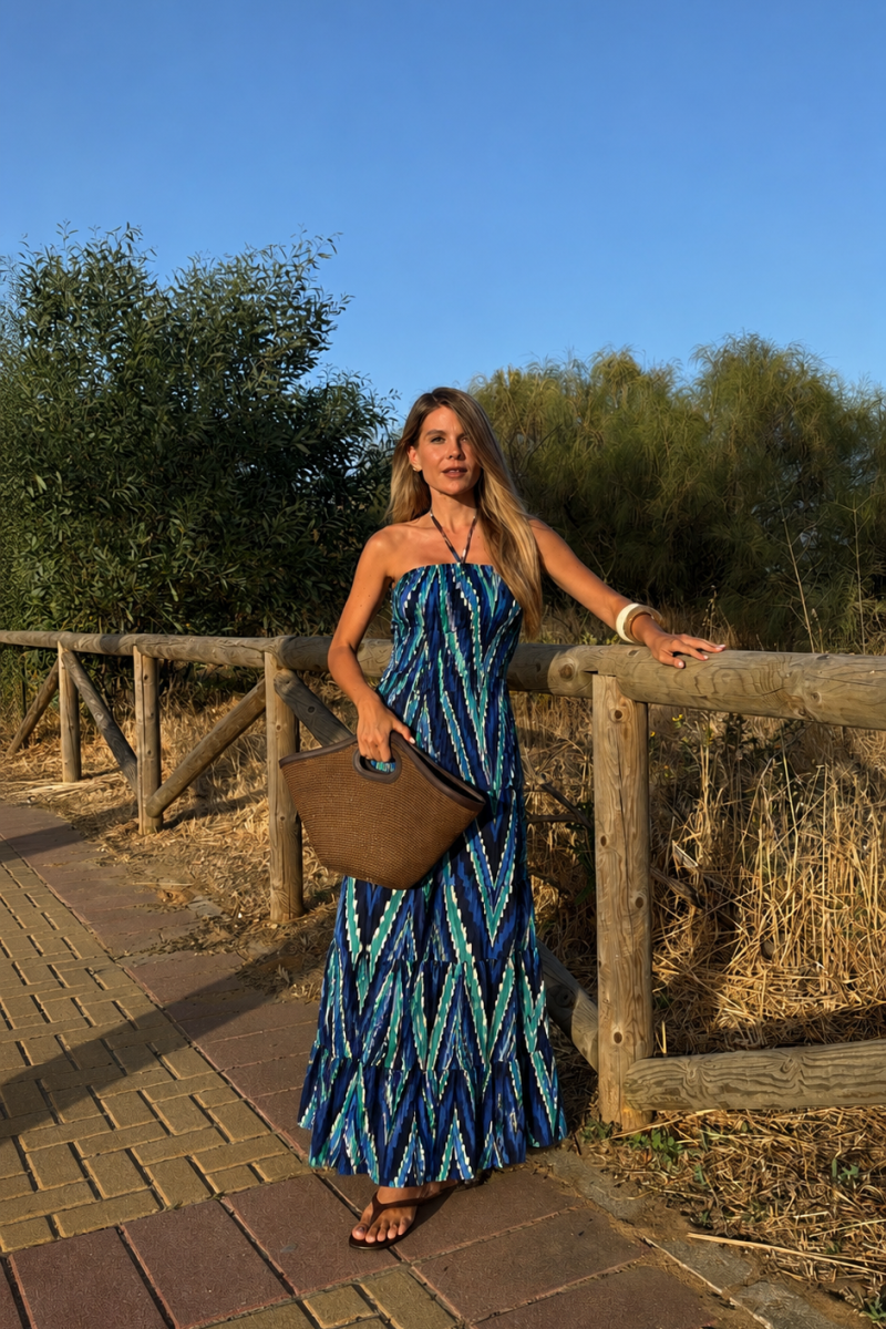 Vestido Marino Sahara