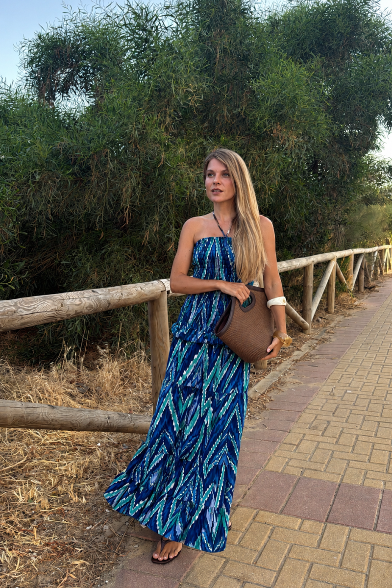Vestido Marino Sahara