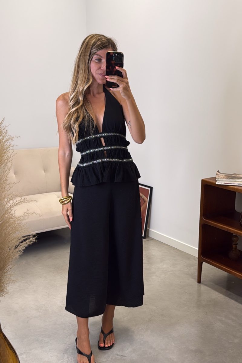 Pantalon Negro Monaco