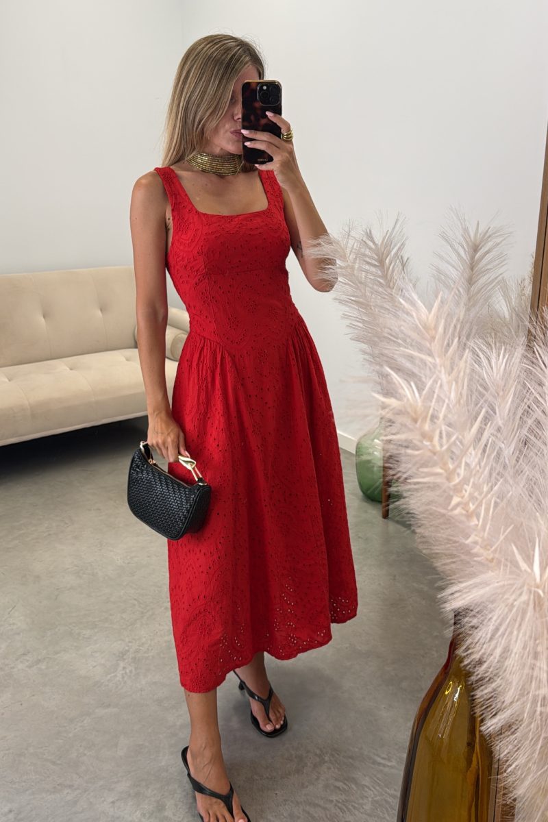 Vestido Rojo Bellucci