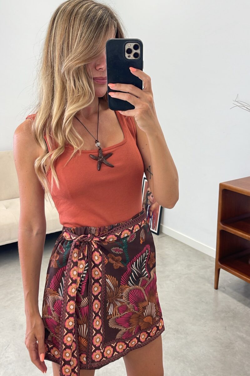 Collar Star Marron