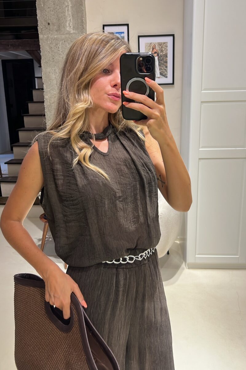 Conjunto Marron Bambula