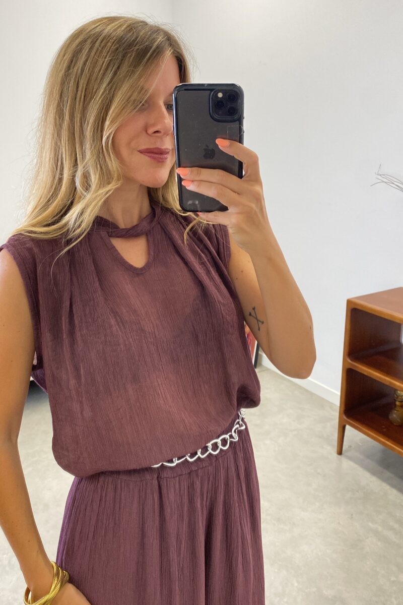 Conjunto Berenjena Bambula
