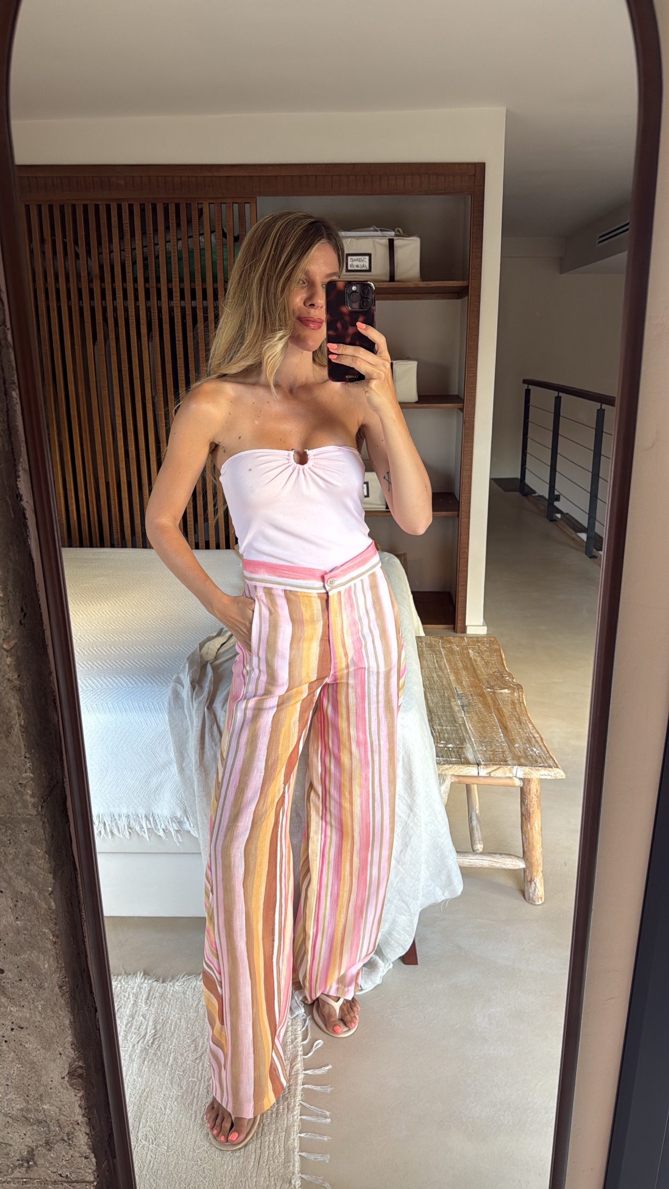 Pantalon Rosa Comporta