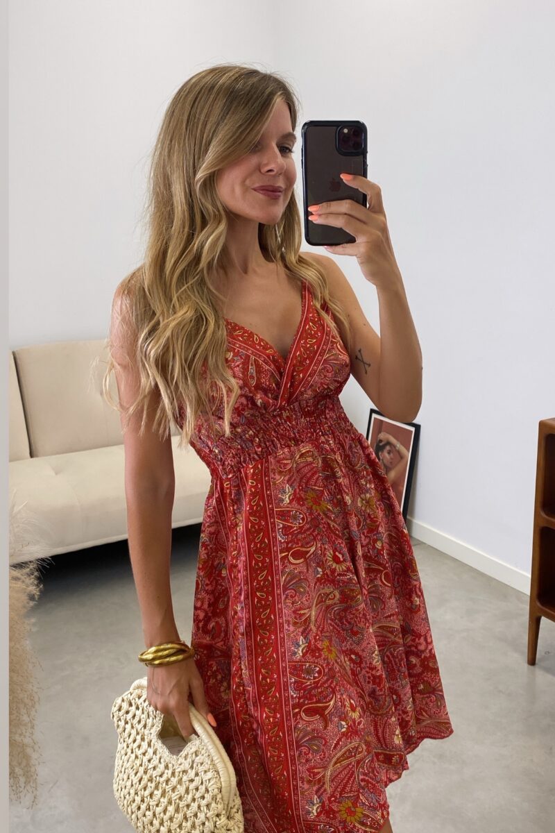 Vestido Rojo Andrea