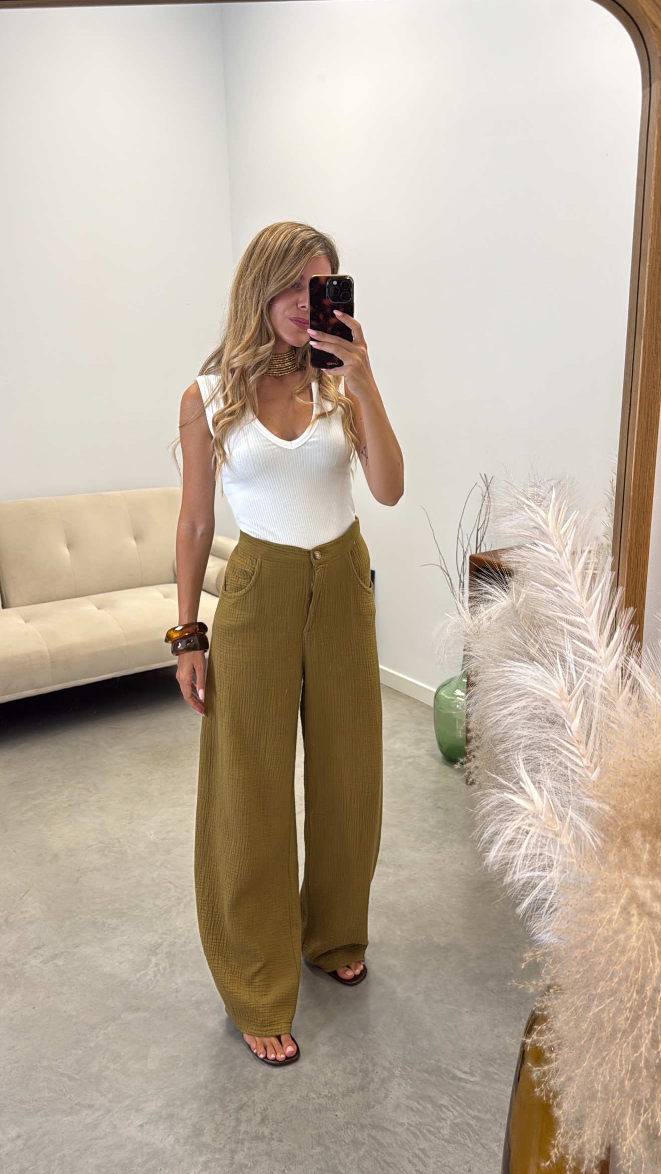 Pantalon Verde Javea