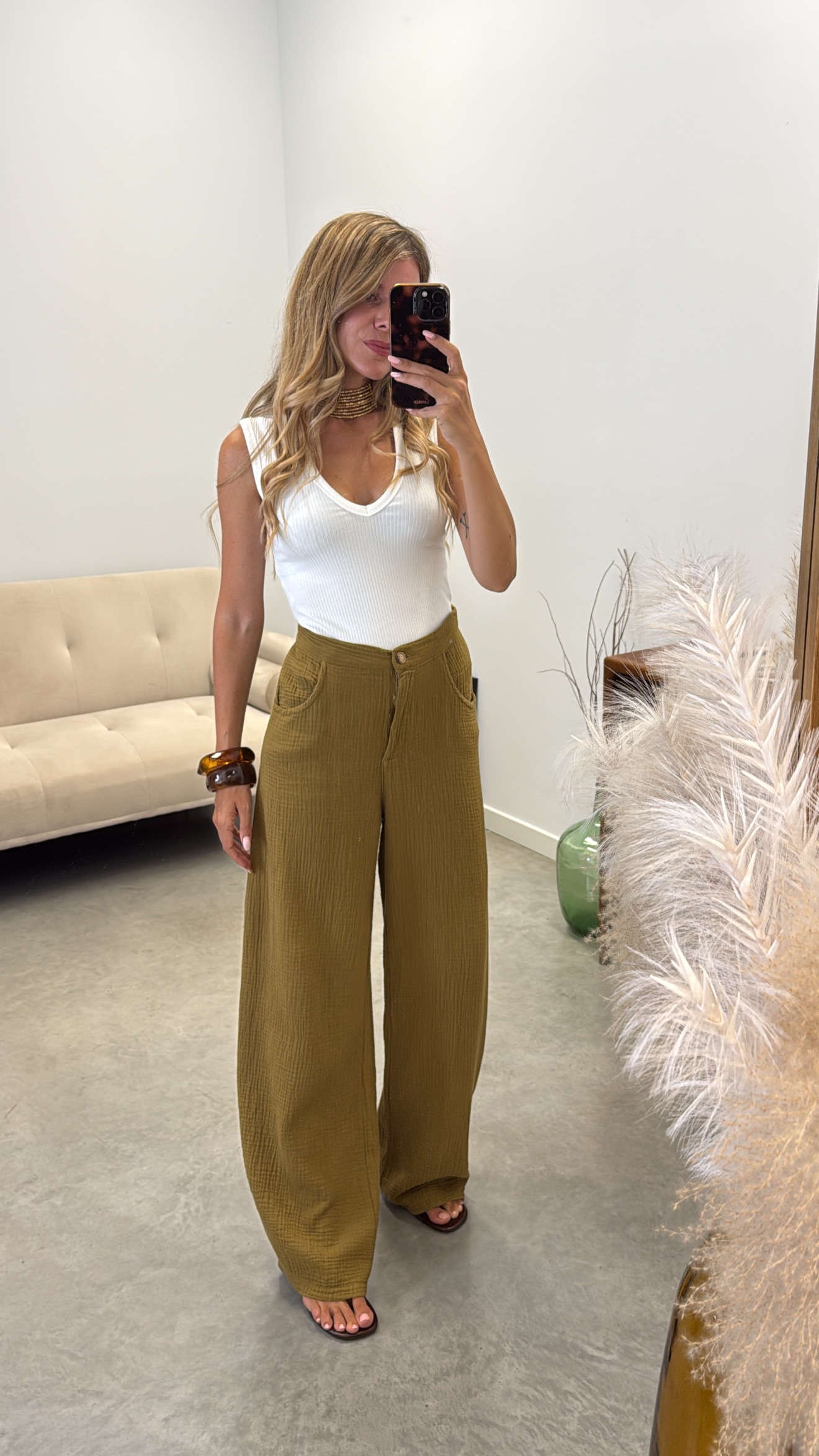 Pantalon Verde Javea - Imagen 2
