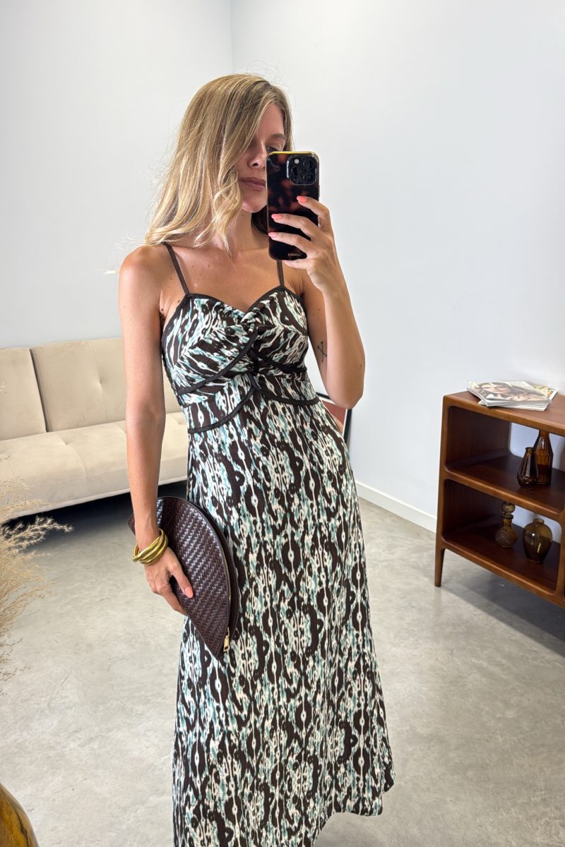 Vestido Marron Brisa