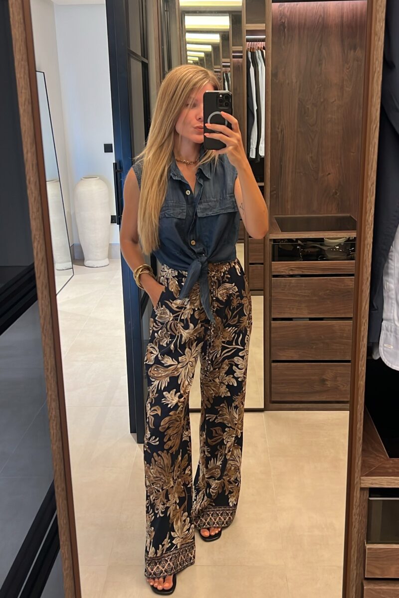 Pantalon Marino Exotic