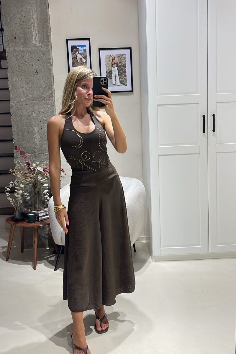 Pantalon Marron Monaco