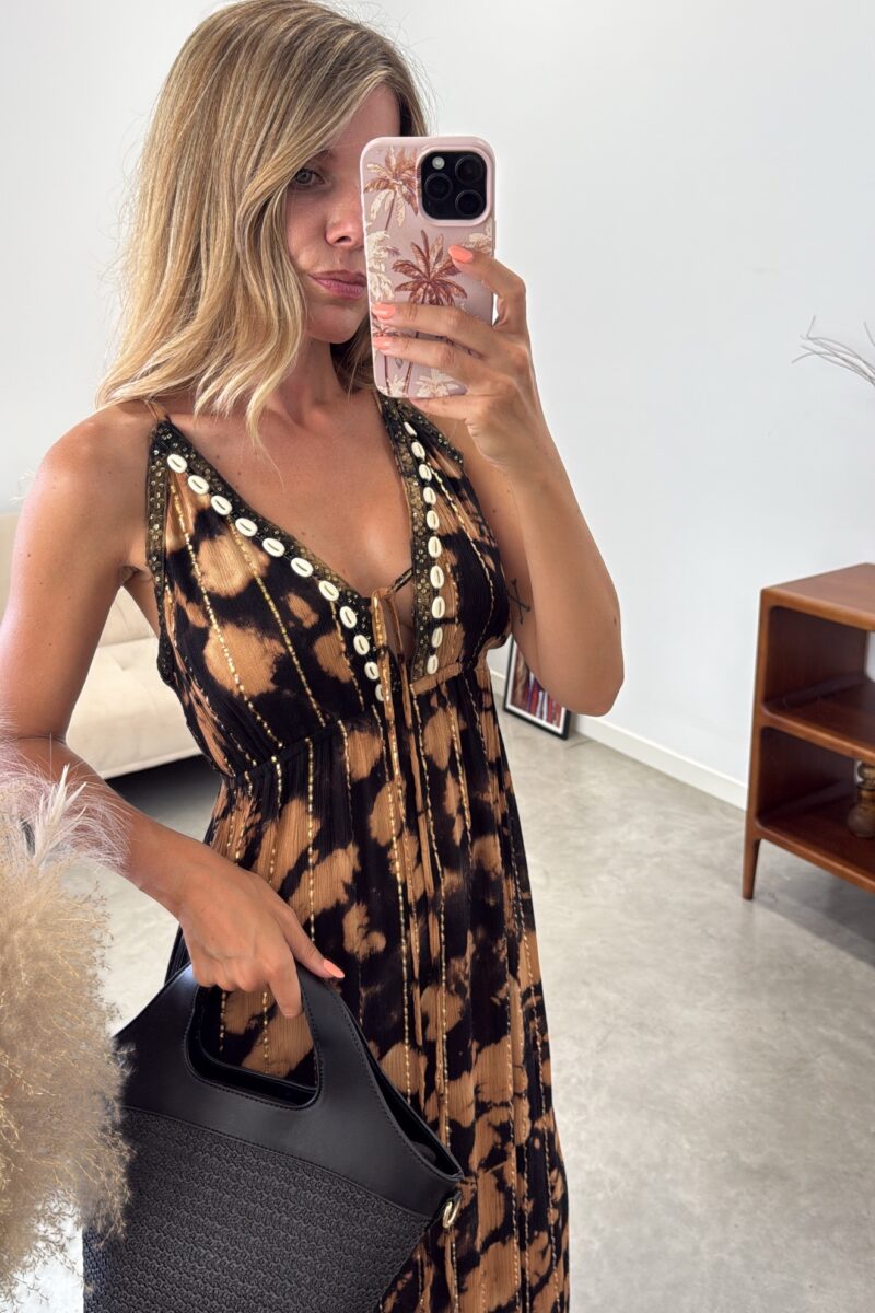 Vestido Black Tie Dye