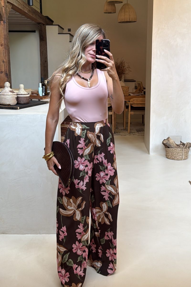 Conjunto Marron Tropical
