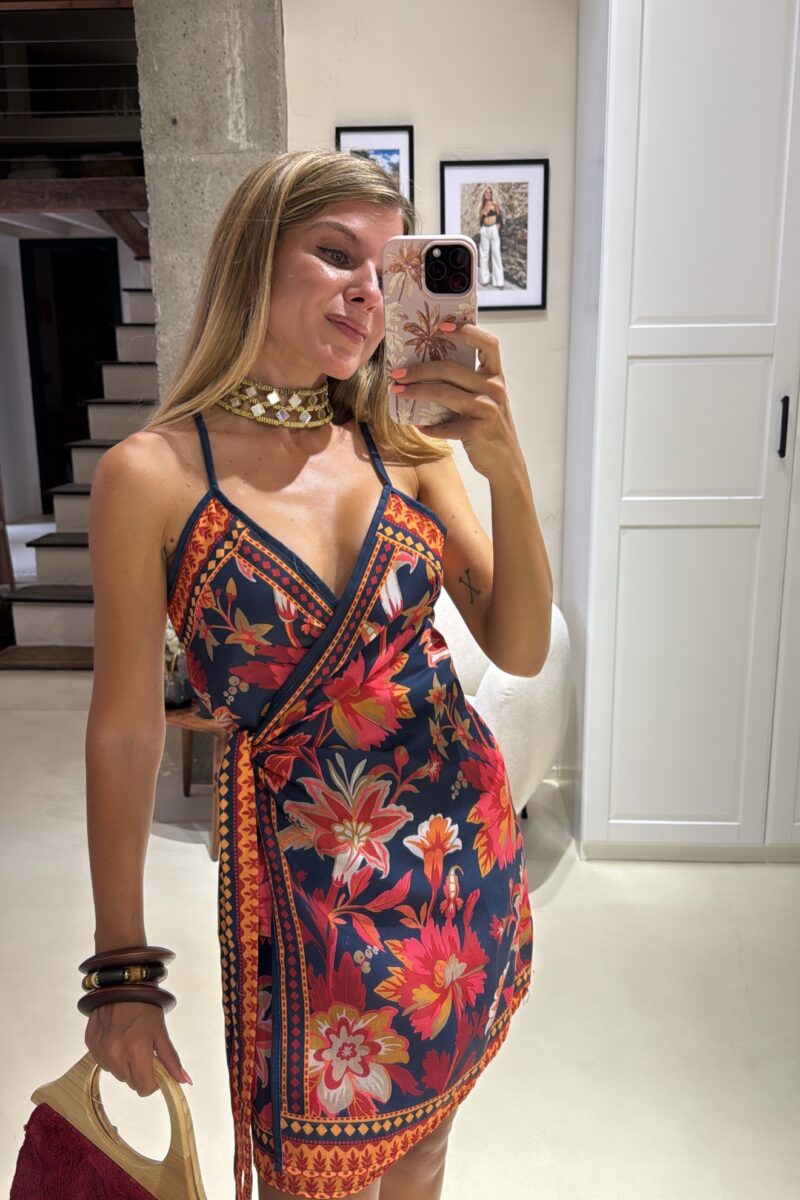 Vestido Azul Pareo