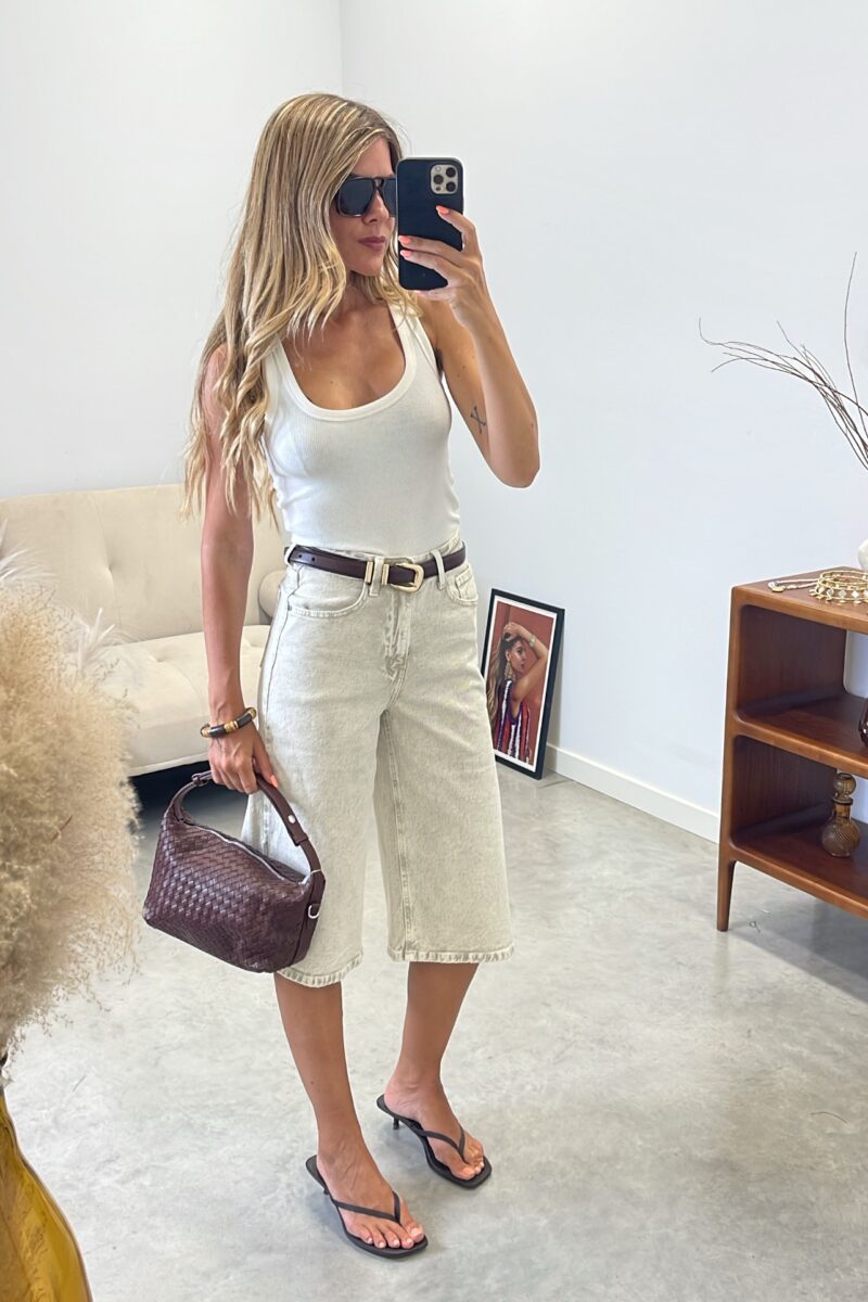 Bermuda Beige Denim