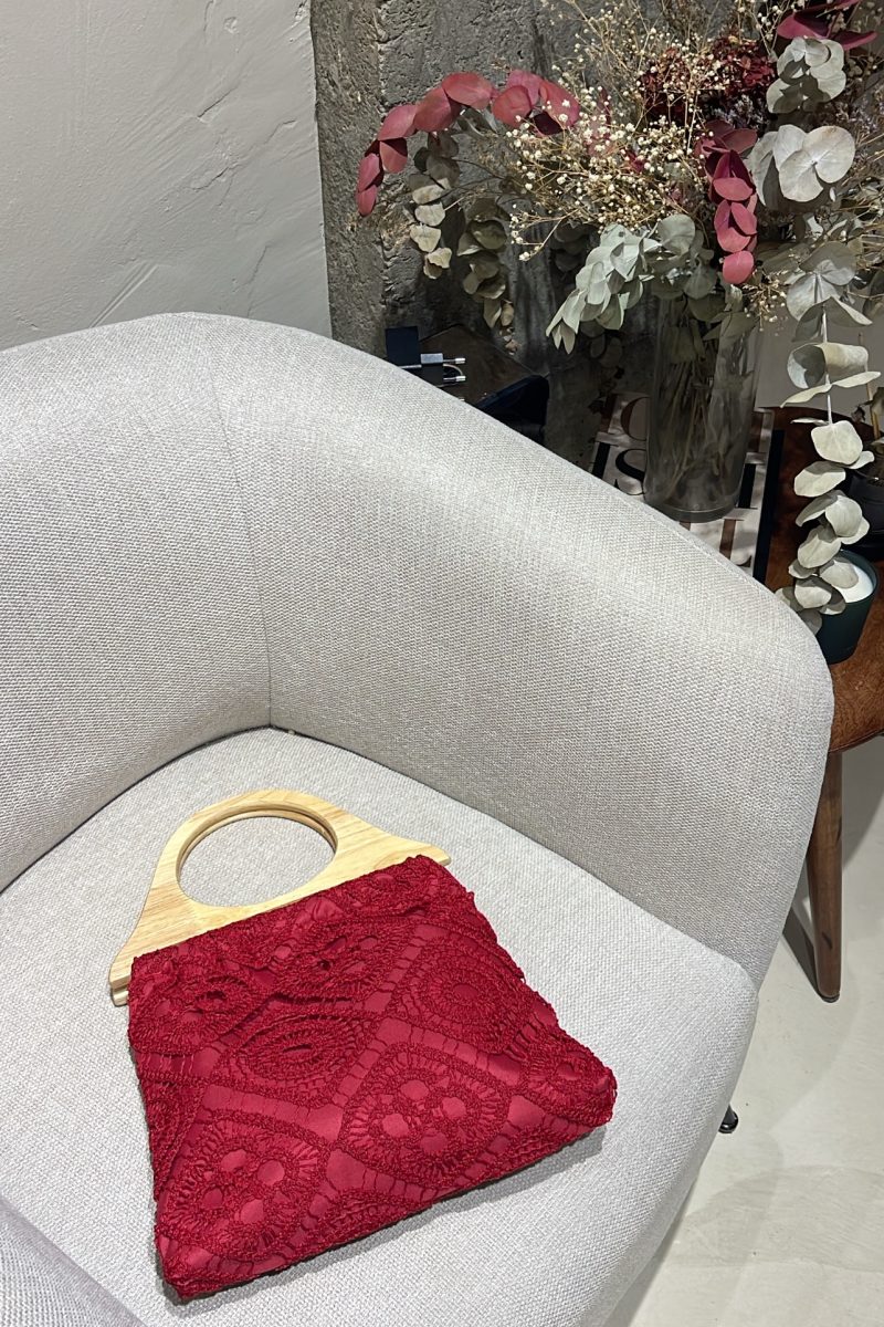 Bolso Rojo Crochet