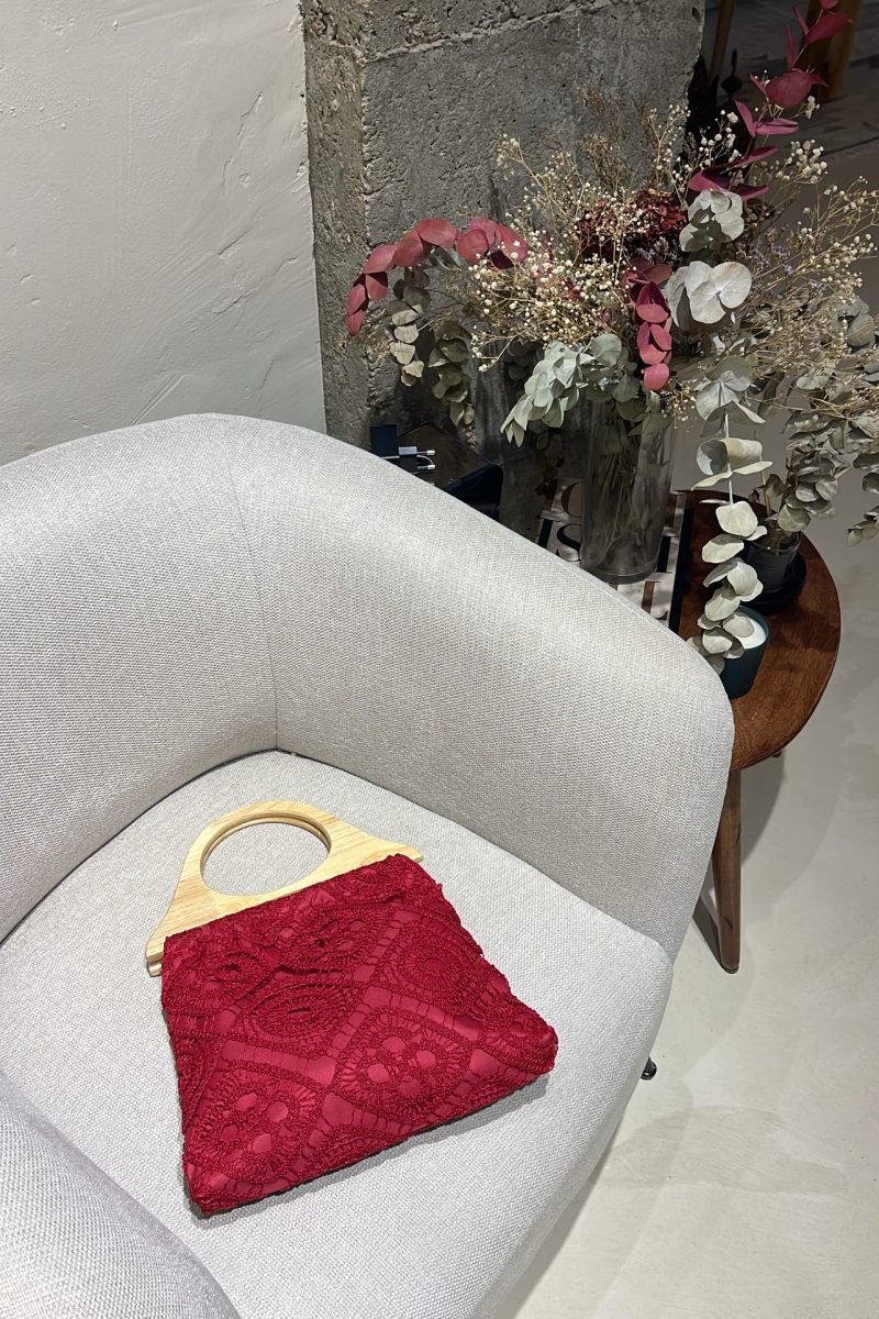 Bolso Rojo Crochet
