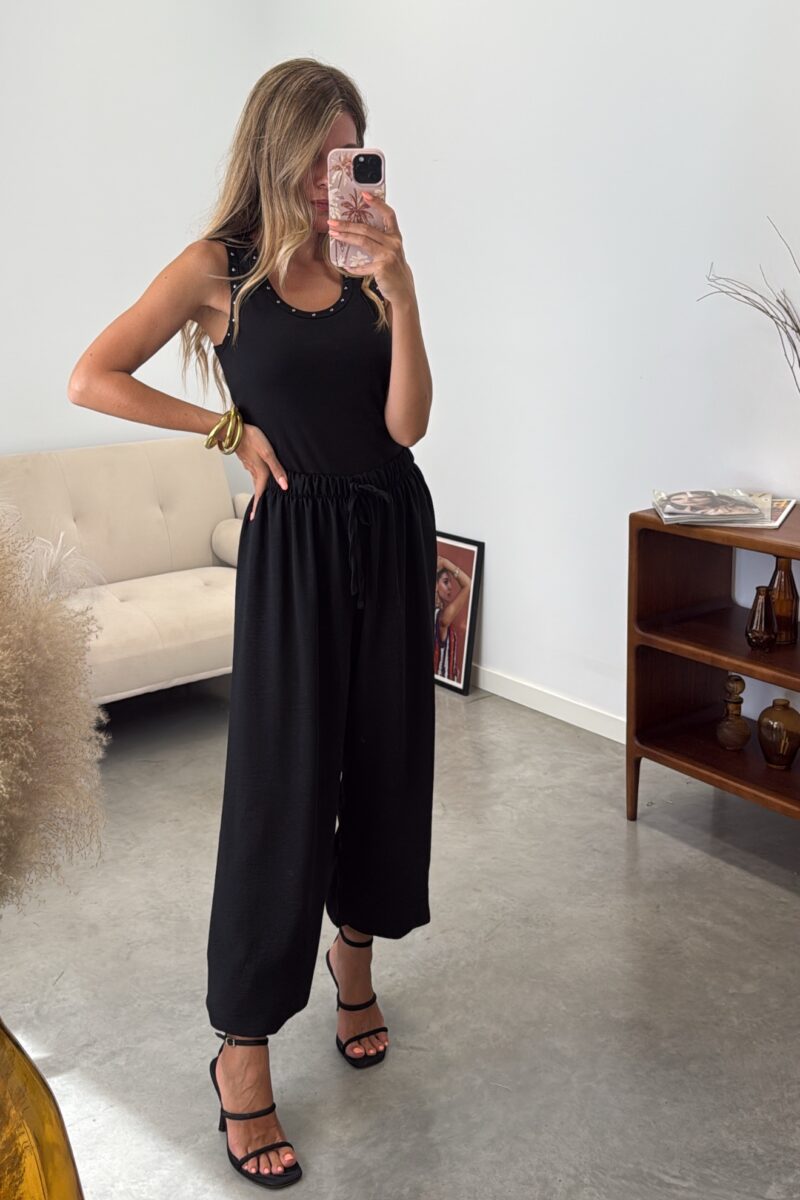 Pantalon Negro Bombacho