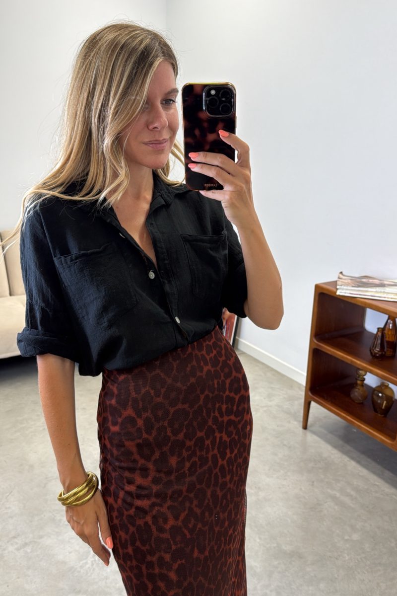 Camisa Negra Cotton