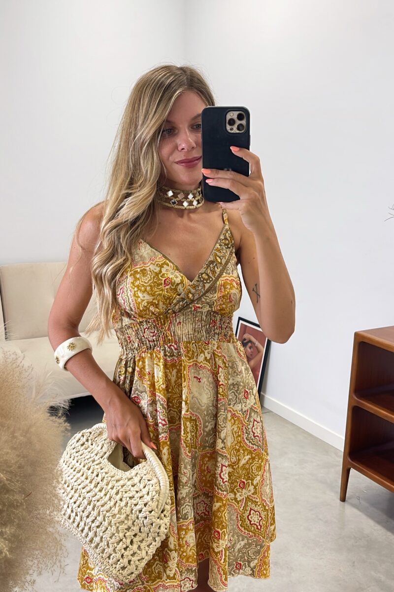 Vestido Mostaza Andrea