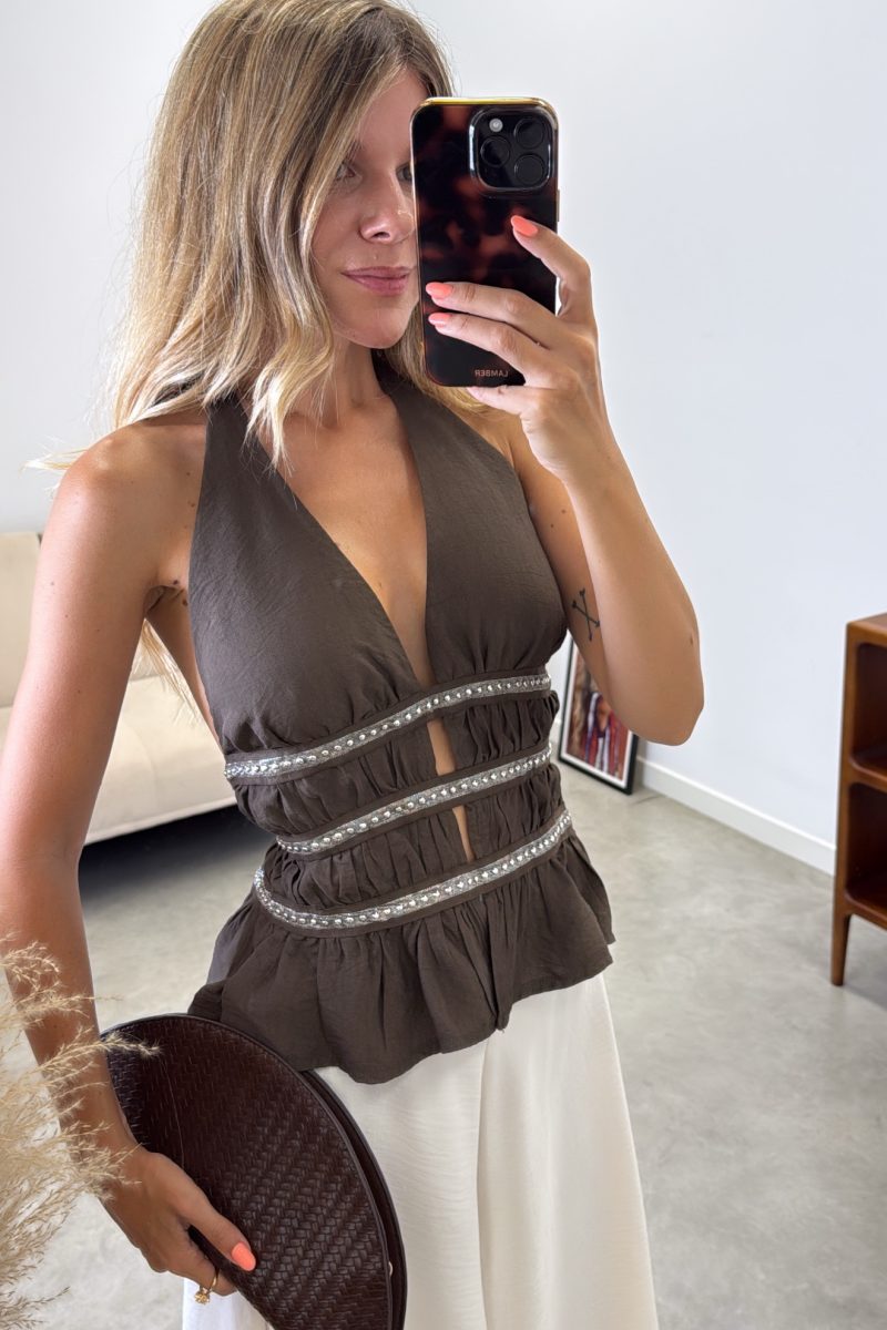 Top Marron Viena