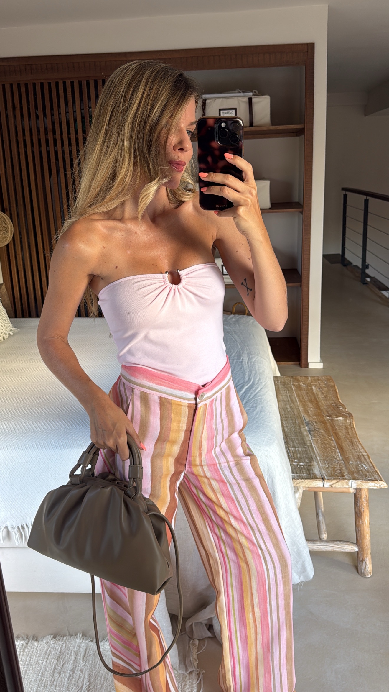 Pantalon Rosa Comporta - Imagen 3