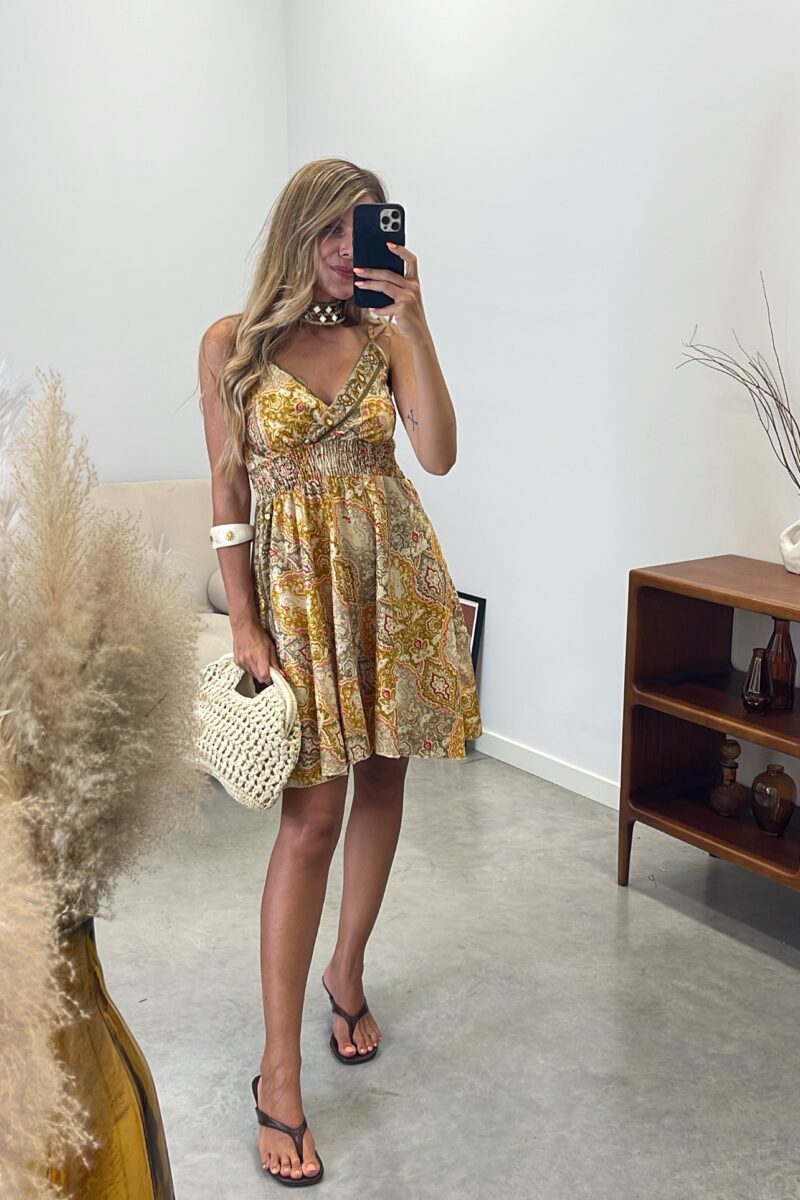 Vestido Mostaza Andrea