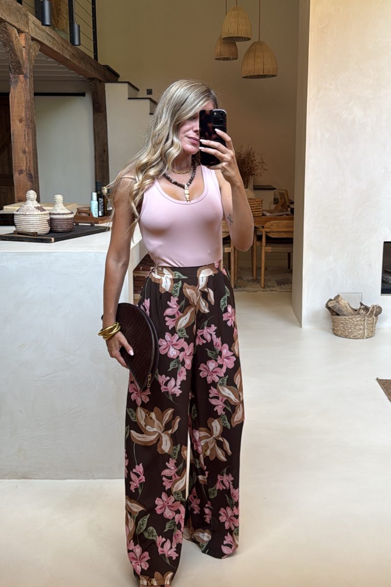 Conjunto Marron Tropical