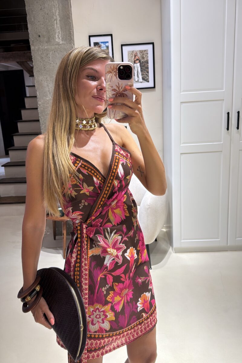 Vestido Marron Pareo