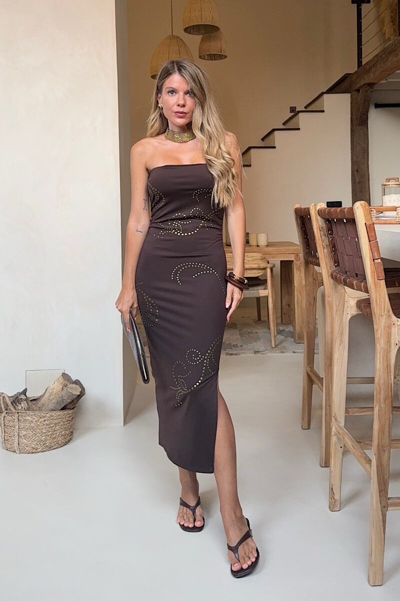 Vestido Chocolate Mar