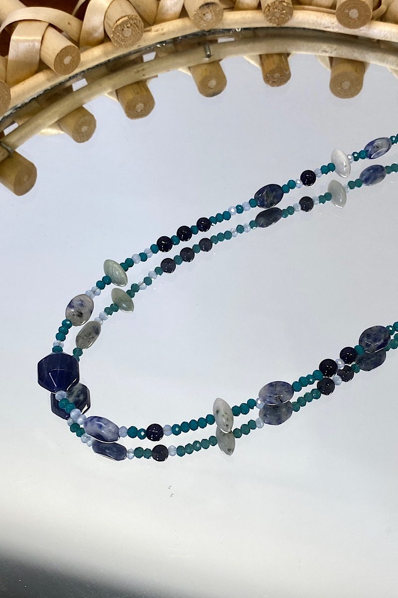 Collar Blue Dunia