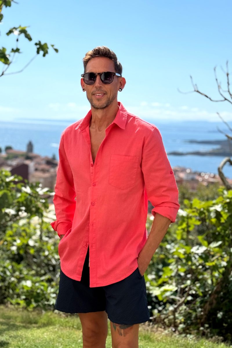 Camisa Coral Lucas