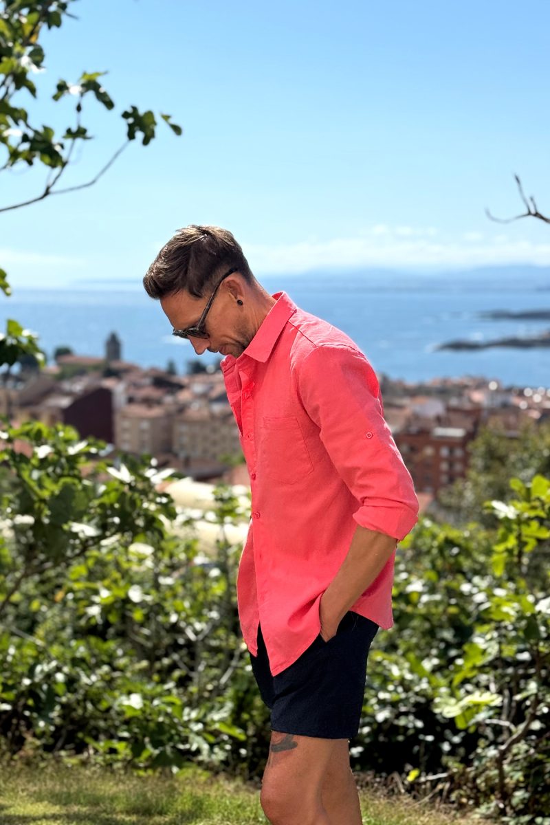 Camisa Coral Lucas
