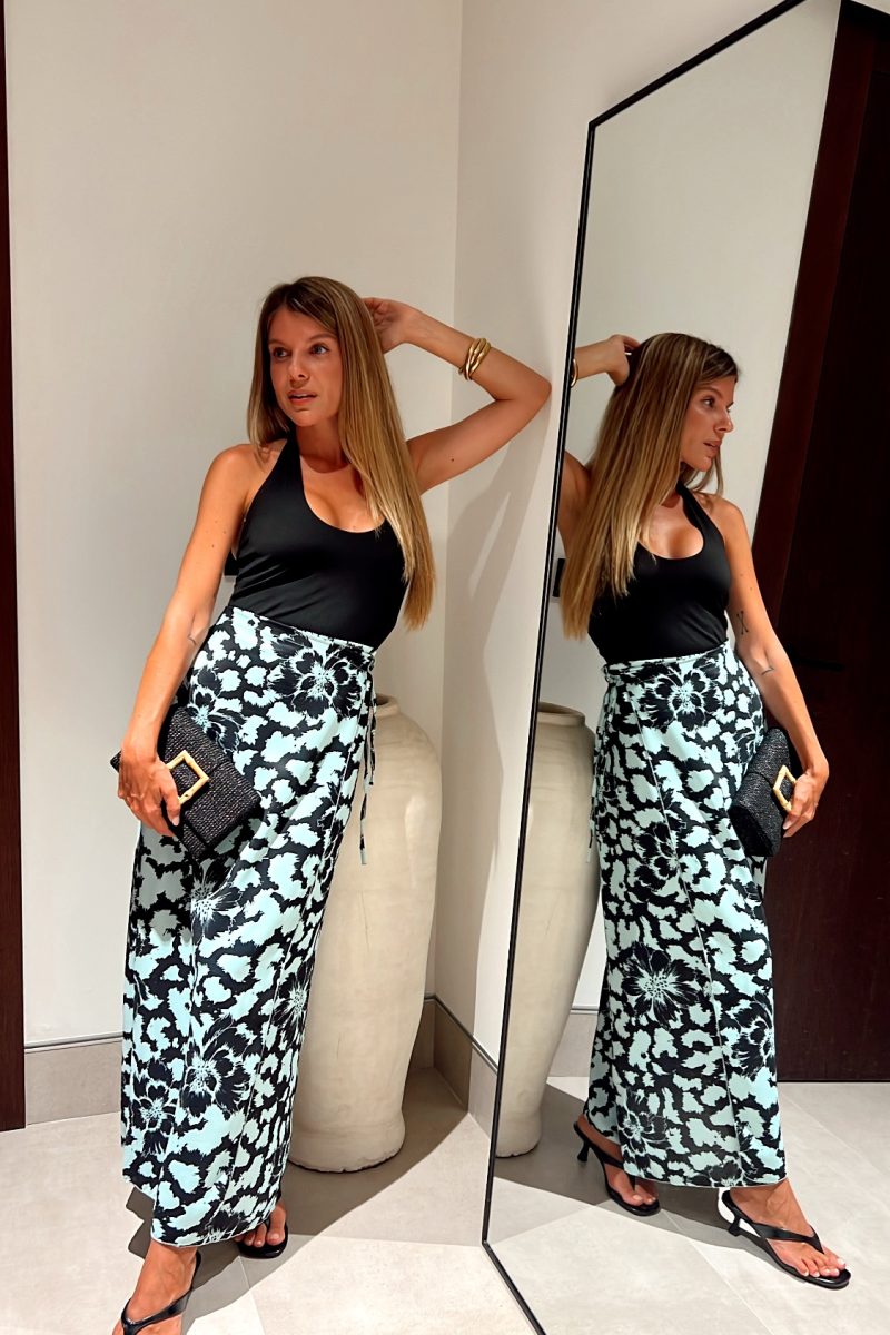 Falda Turquesa Hawai