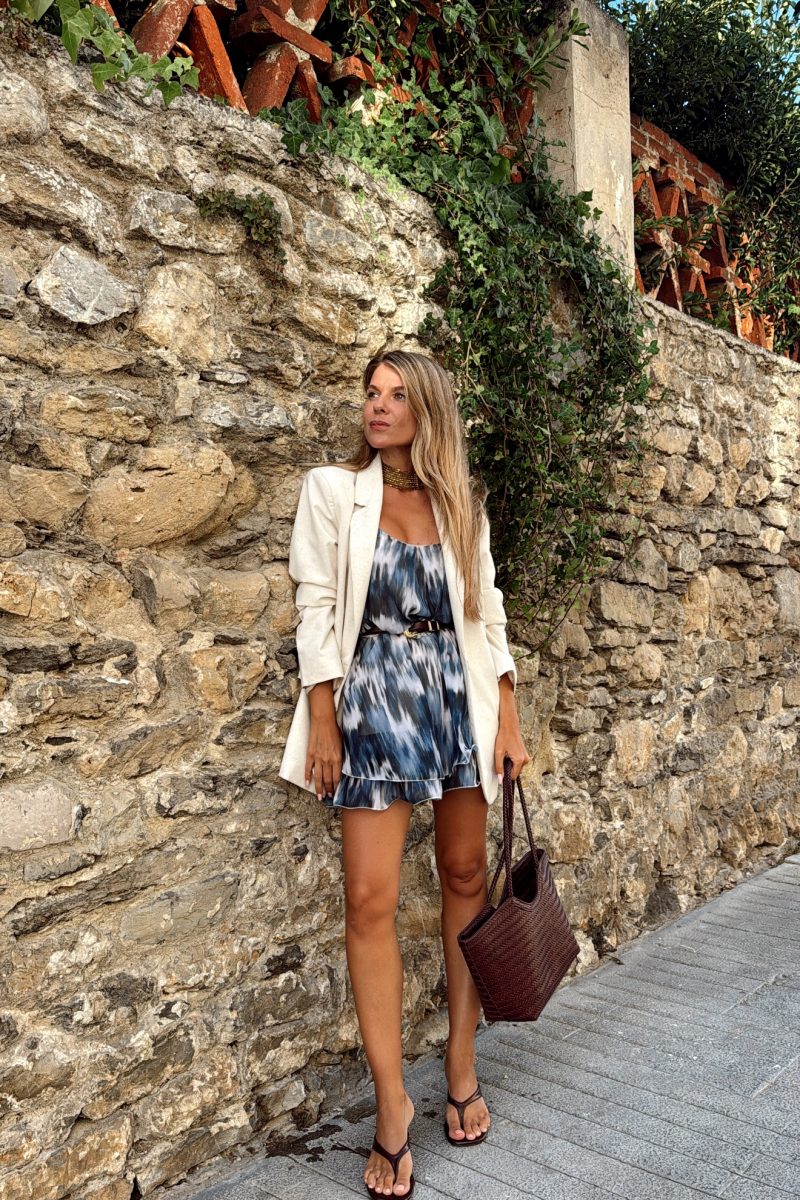 Mono Blue Acuarela