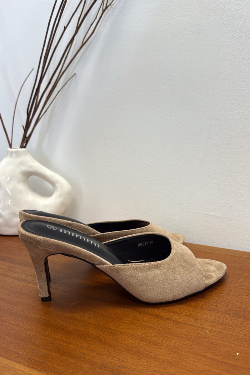 Sandalia Taupe Mule