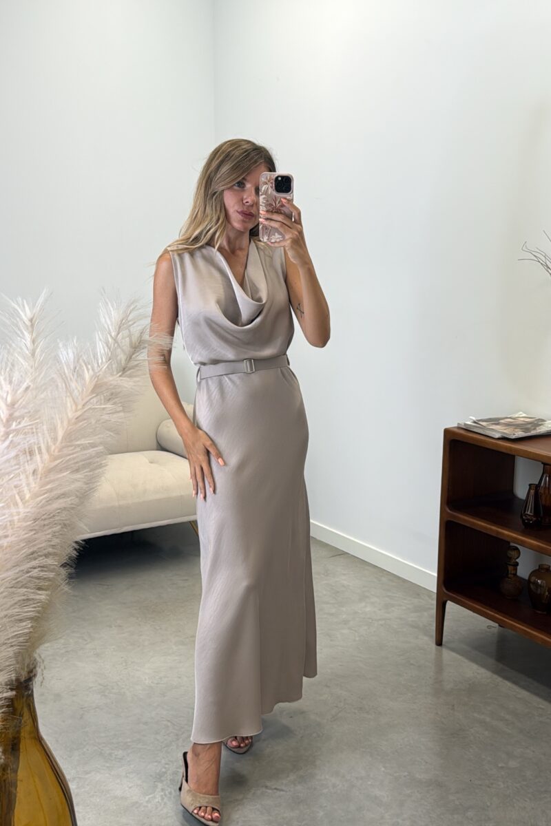 Vestido Taupe Daniela