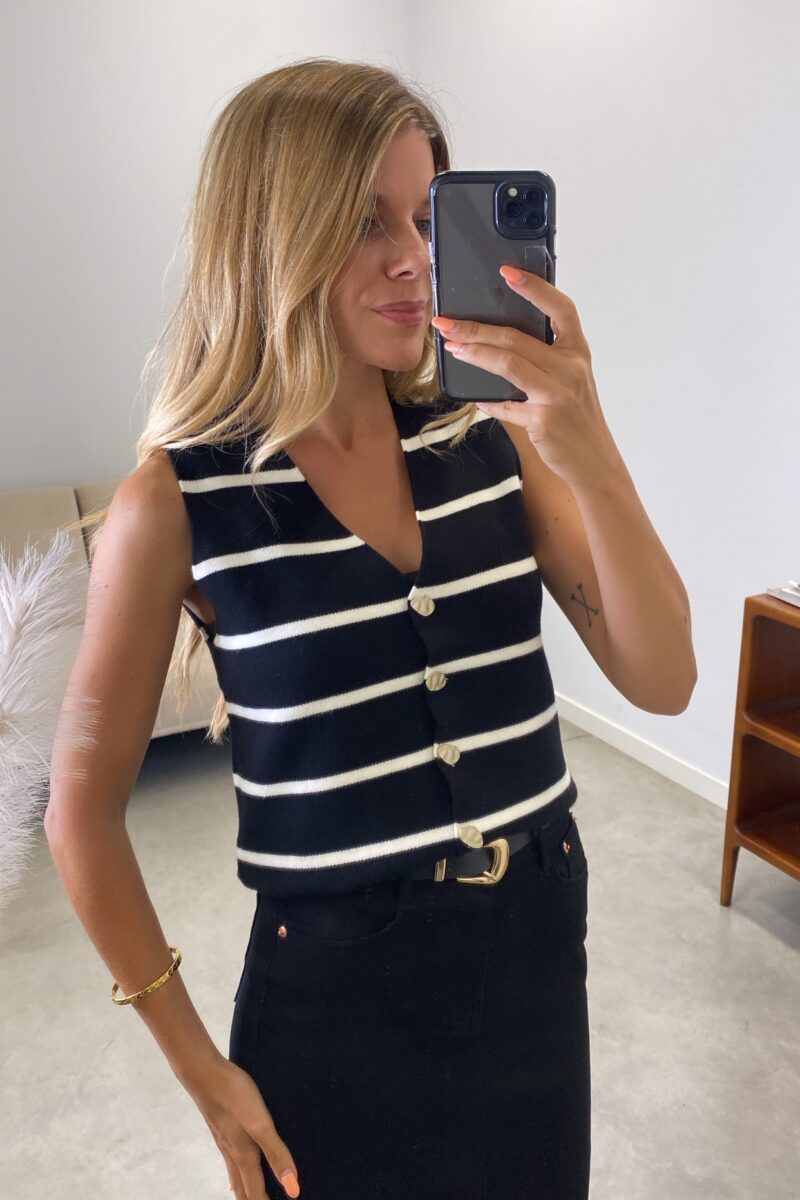 Chaleco Negro Melisa
