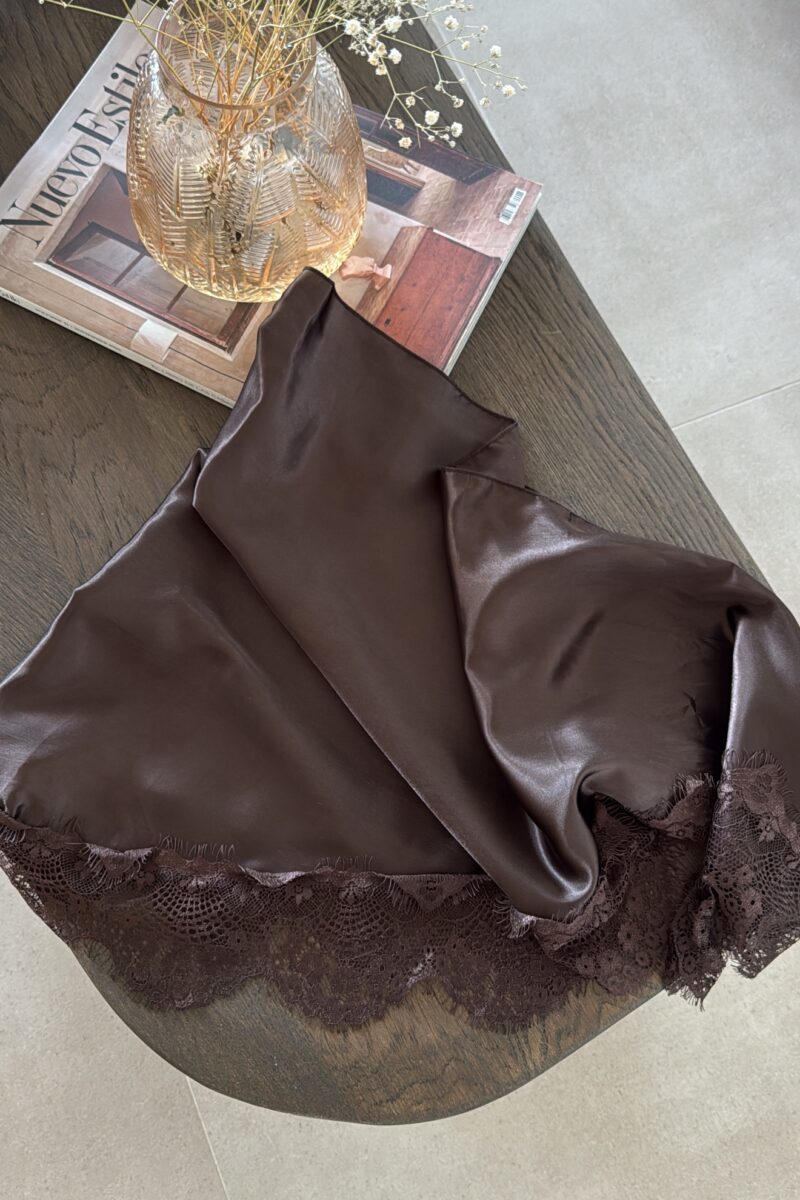 Bandana Marron Satinada