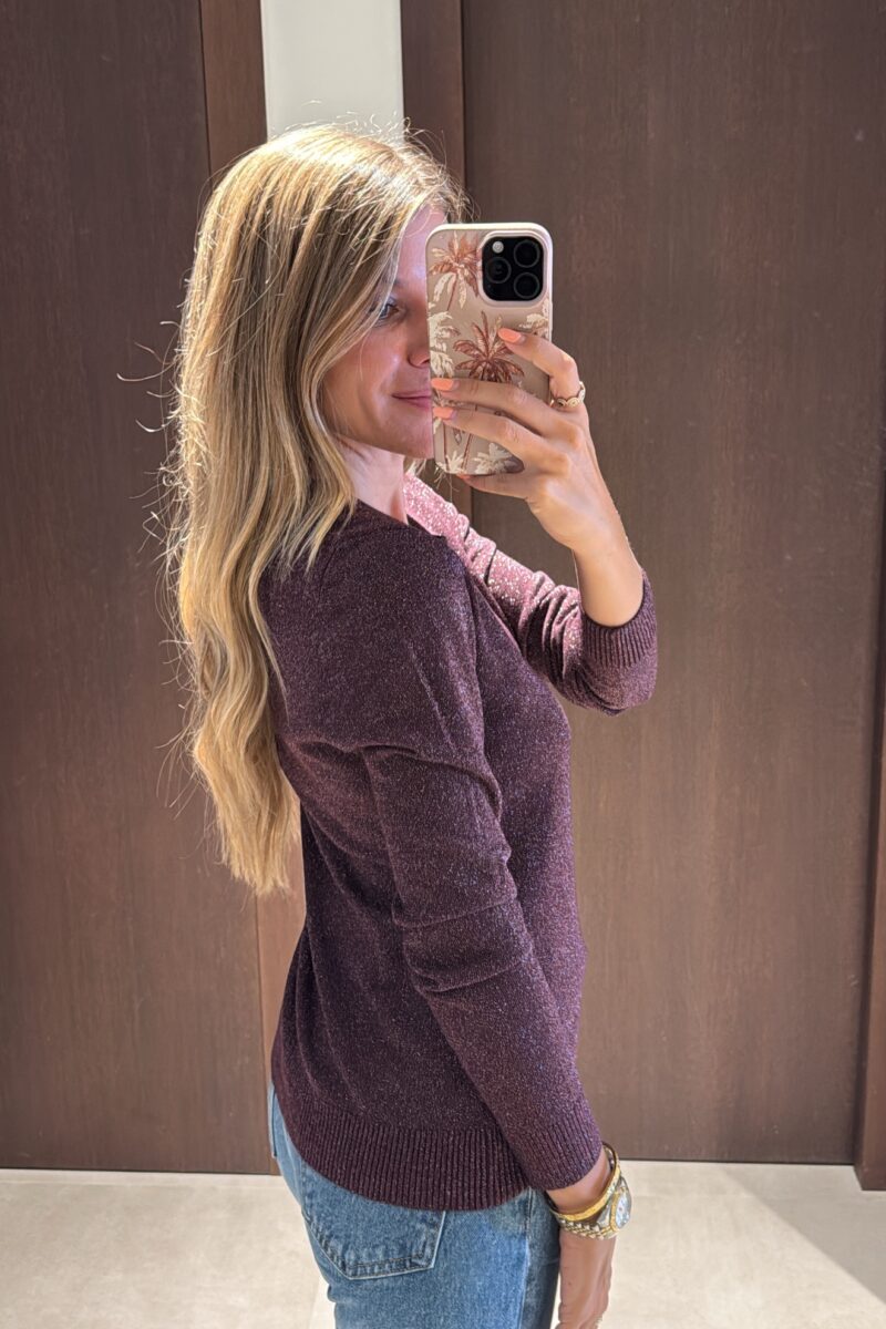 Jerse Burdeos Lurex
