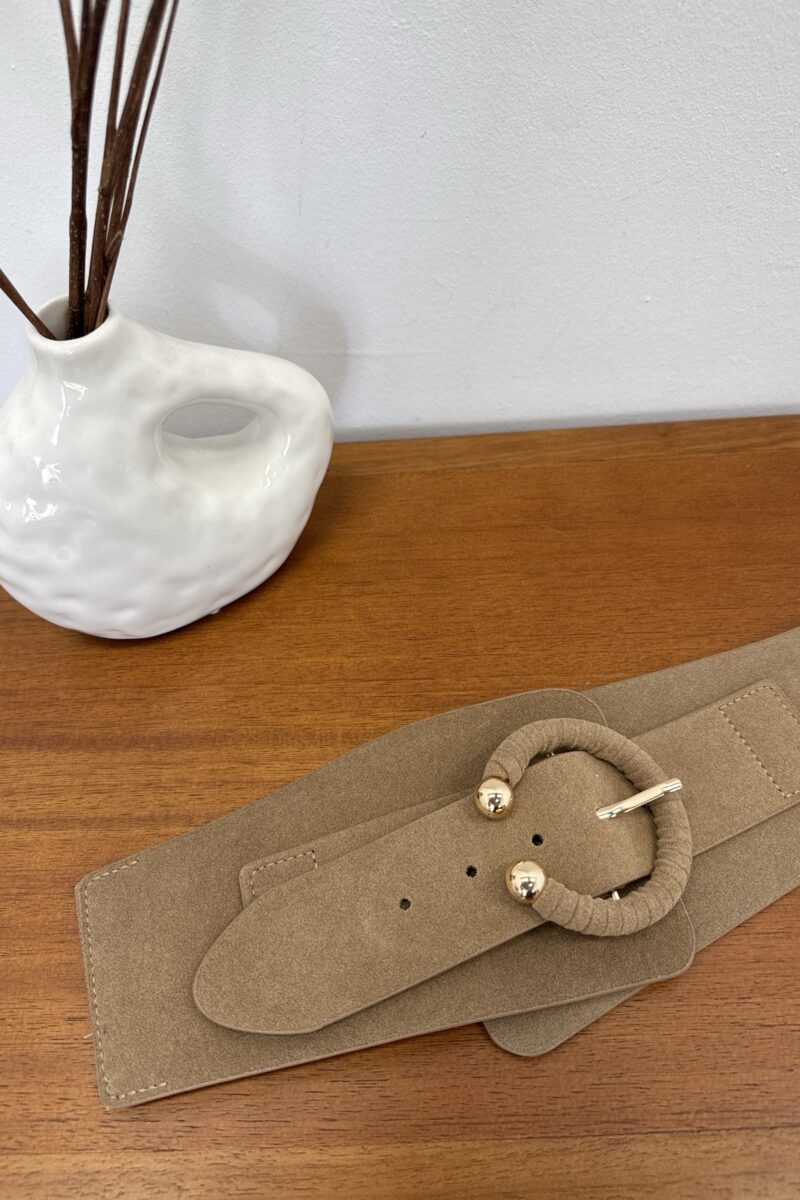 Fajín Beige Circle