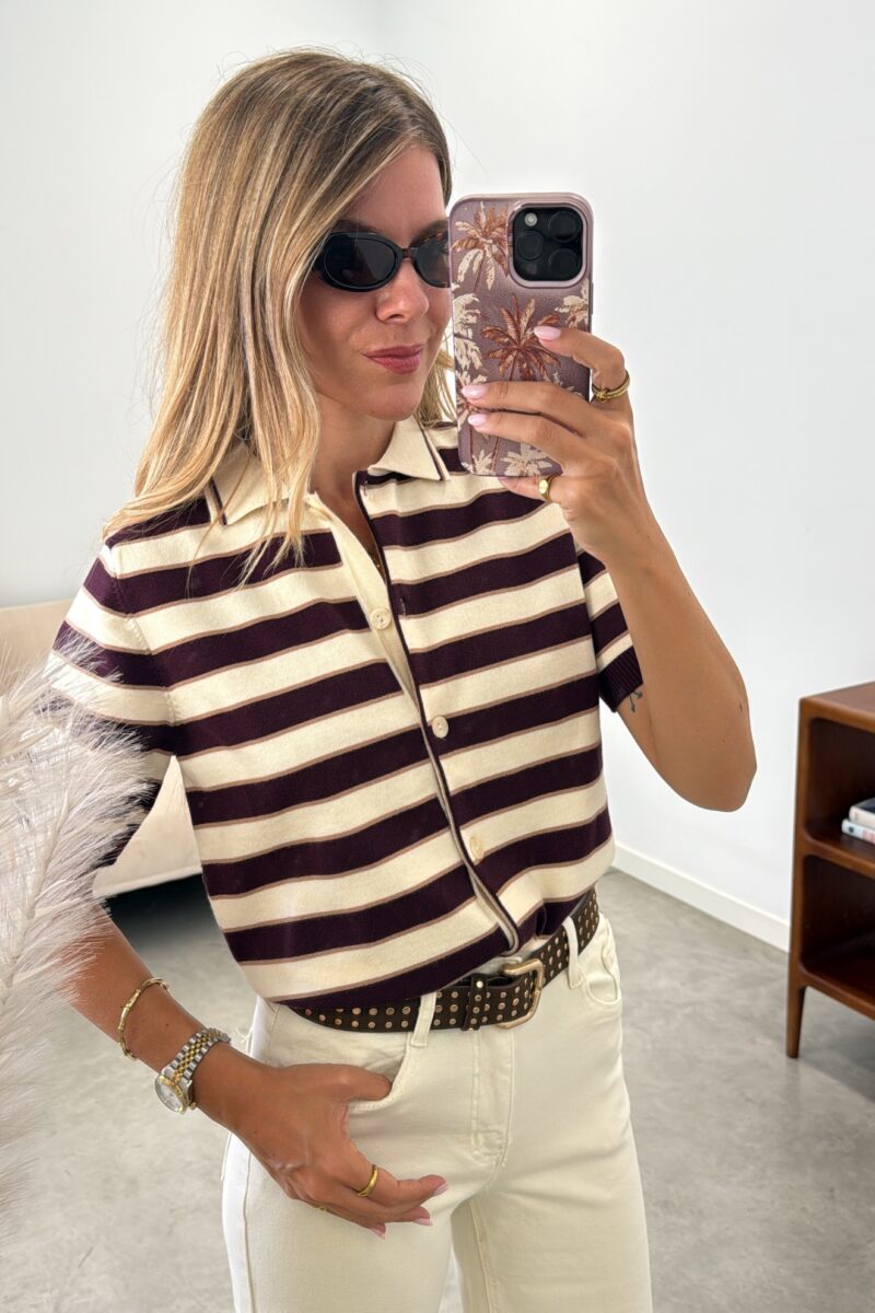 Polo Magenta Sara