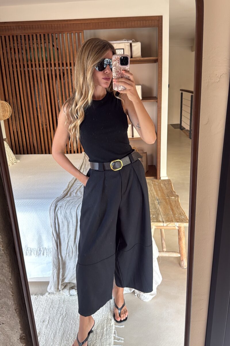 Pantalon Negro Fashion